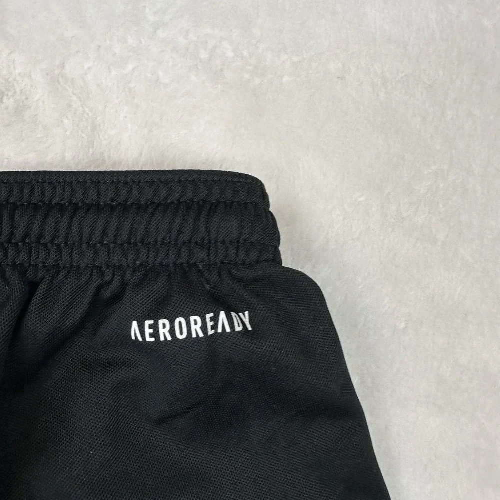 Adidas Mens M Black Aeroready Shorts‎ Elastic Lightweight EUC